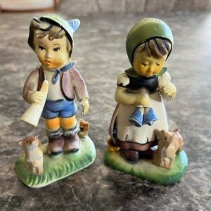 Vintage plastic replicas of M.I. Hummel figures